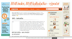 Desktop Screenshot of bmi-index-kalkulacka.peknetelo.eu